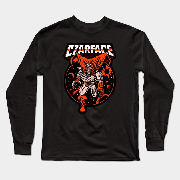 Czarface Risograph Style Long Sleeve T-Shirt by SkipBroTees